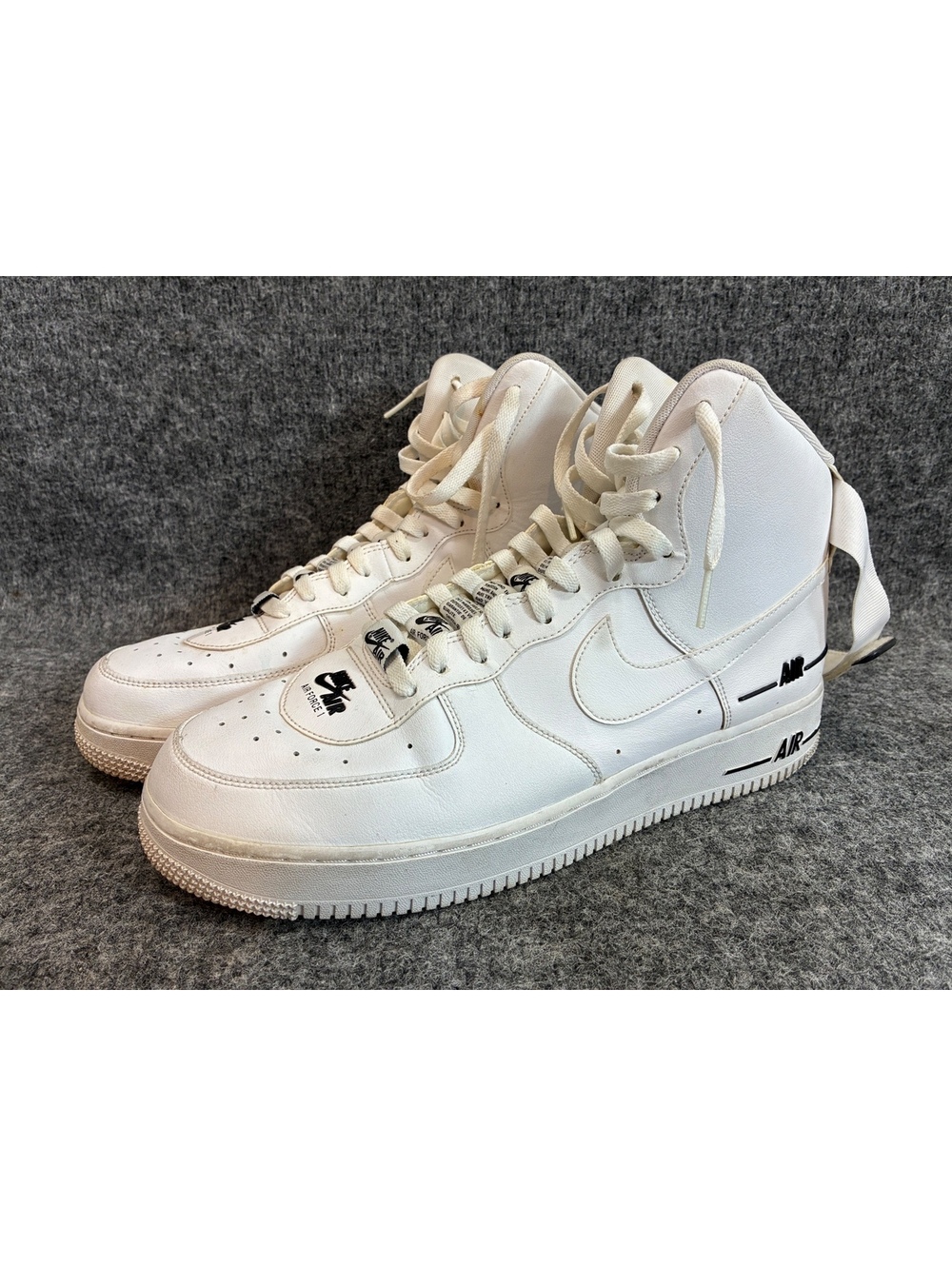 Nike Air Force 1 High Dual Air White Black CJ1385-100 Men's Size 11.5
